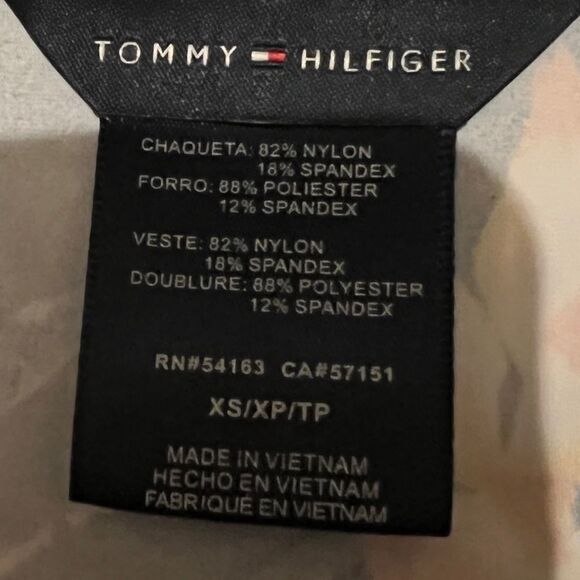 Tommy Hilfiger Navy Coral Water Iris Floral-Print Tankini Swim Top XS NWT - Picture 8 of 8